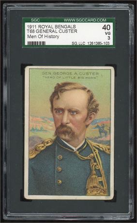 1911 T68 Men of History General Custer SGC 3 VG