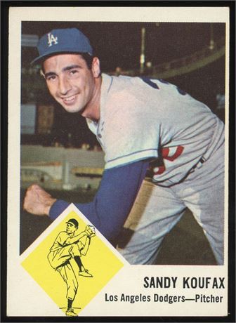 1963 Fleer #42 Sandy Koufax VG