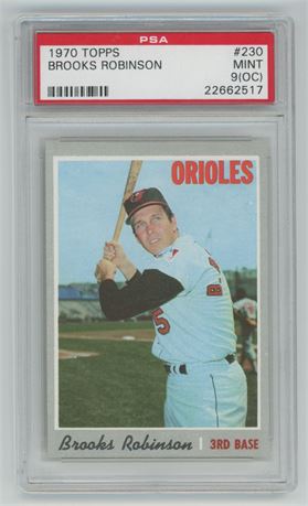 1970 Topps #230 Brooks Robinson PSA 9 (OC)