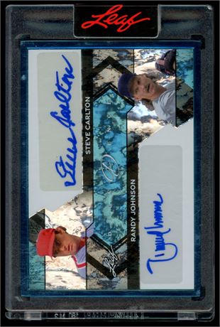 2024 Leaf Decadence Dual Autos Steve Carlton/Randy Johnson 4/10 Sealed