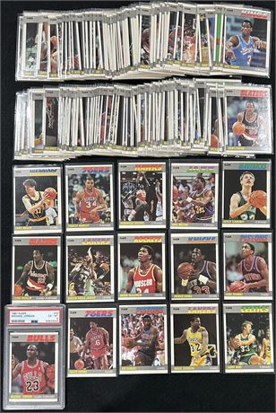 1987 Fleer Basketball Complete Set (132/132) (No Stickers) w PSA 6 Jordan