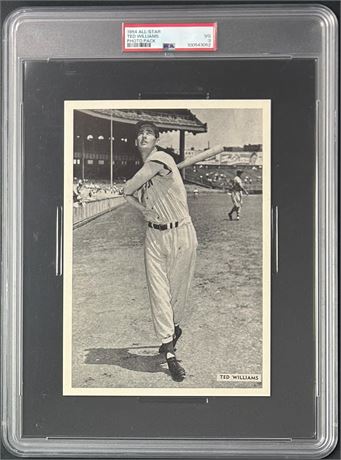 1954 All-Star Ted Williams Photo Pack PSA 3 VG Pop 3, Only 8 Higher RARE