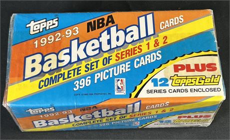 1992 Topps NBA Basketball Complete Set Series 1 & 2 Factory Sealed
