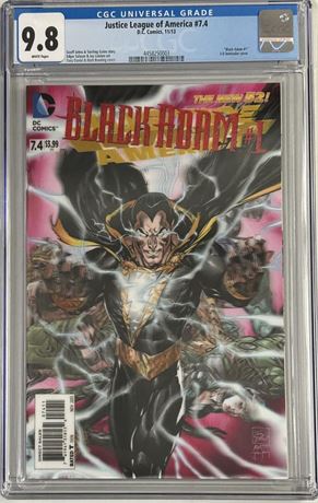 Justice League of America #7.4 (2013) CGC 9.8 Black Adam #1