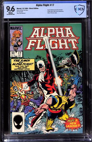 Alpha Flight #17 CBCS 9.6 (1984) X-Men #109 Cover Homage
