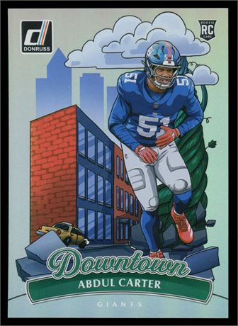 2025 Panini Donruss #20 Abdul Carter RC Downtown! SSP