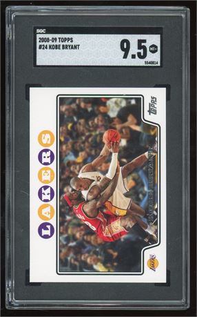 2008 Topps #24 Kobe Bryant SGC 9.5 MINT