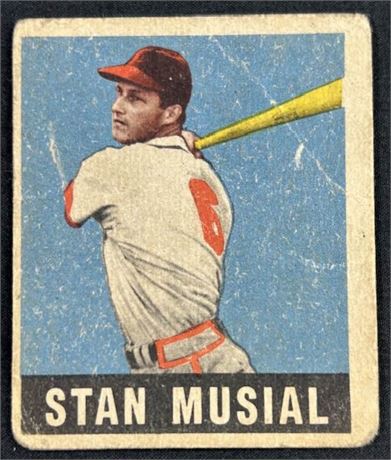 1948 Leaf #4 Stan Musial RC Low Grade (Creases)