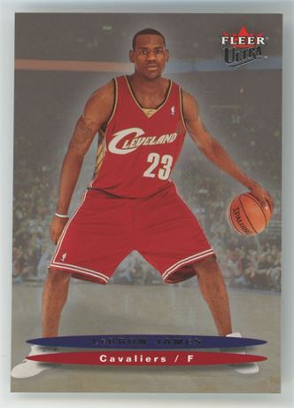 2003 Fleer Ultra Hummer H2 #171 LeBron James RC