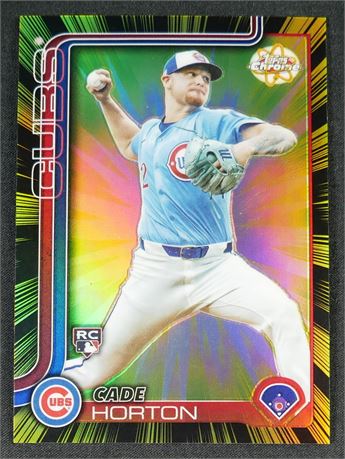 2025 Topps Chrome Update Cade Horton RC Radiating Rookies SSP