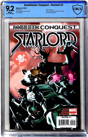 Annihilation: Conquest - Starlord #2 CBCS 9.2 (2007) "Death" of Deathcry