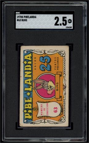 1970s Pibelandia #63 Bugs Bunny SGC 2.5