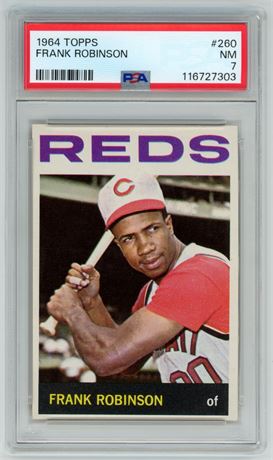 1964 Topps #260 Frank Robinson PSA 7 NM