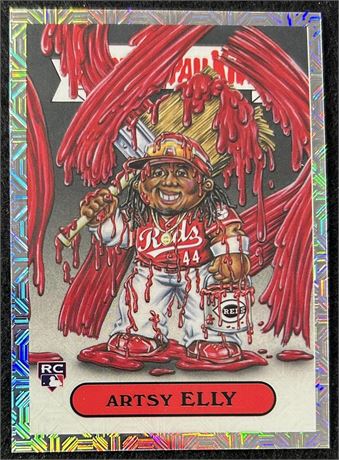2024 Bowman Chrome Garbage Pail Kids Mojo Refractor Elly De La Cruz RC