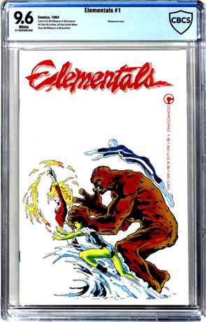 Elementals #1 CBCS 9.6 (1984) Wraparound Cover