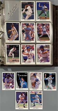 1990 Leaf Complete Set (1-528) NMMT AVG w/ Thomas & Sosa RC's