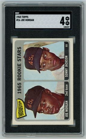1965 Topps #16 Joe Morgan RC SGC 4 VGEX