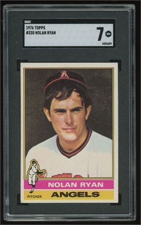1976 Topps #330 Nolan Ryan SGC 7 NM