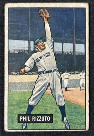 1951 Bowman #26 Phil Rizzuto Low Grade