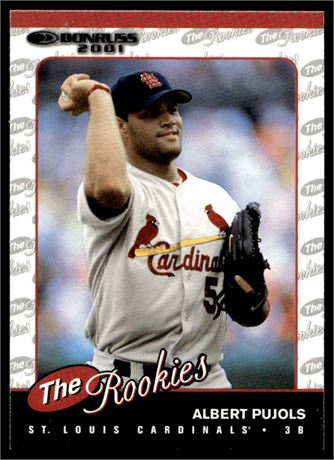 2001 Donruss Rookie Albert Pujols RC