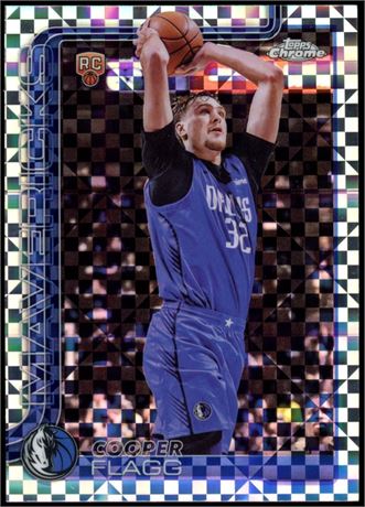 2025-26 Topps Chrome #251 Cooper Flagg RC X-Fractor