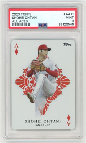 2023 Topps Shohei Ohtani All Aces PSA 9 MINT SP