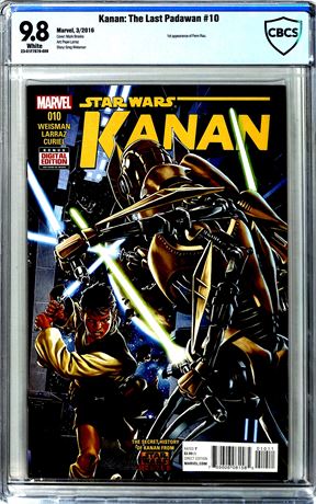Kanan: The Last Padawan #10 (2016) CBCS 9.8 1st Appearance of Fenn Rau