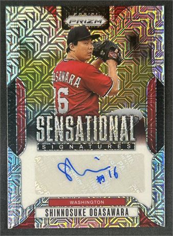 2025 Panini Prizm Shinnosuke Ogasawara Sensational Signatures 11/25 Auto
