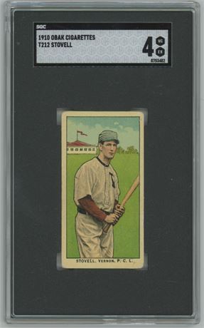 1910 T212 Obak Jesse Stovall UER SGC 4 VGEX