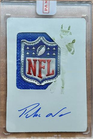2023 Panini National Treasures Puka Nacua NFL Shield Printing Plate RPA 1/1