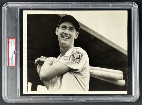 Wire Photo Type III Ted Williams Rookie PSA Authentic