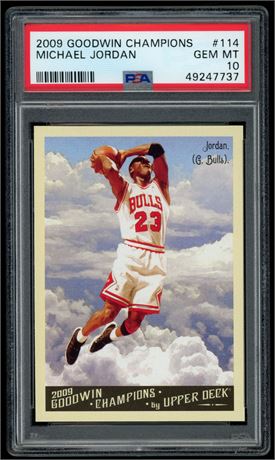 2009 Goodwin Champions #114 Michael Jordan PSA 10 GEM MINT