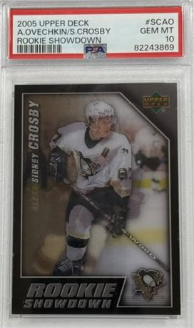 2005 Upper Deck A. Ovechkin/S. Crosby Rookie Showdown PSA 10 GEM MINT