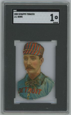 1888 Scrapps Tobacco J.C. Rowe SGC 1 Poor