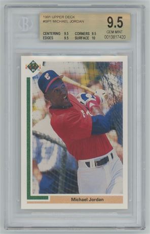 1991 Upper Deck #SP1 Michael Jordan BGS 9.5 GEM MINT