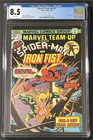 Marvel Team-Up #31 CGC 8.5 1975 Spider-Man