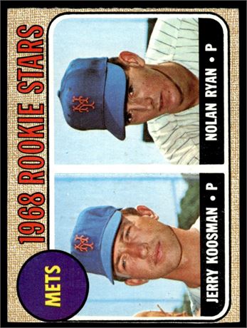 1968 Topps #177 Nolan Ryan RC TRIMMED