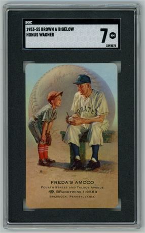 1953 Brown & Bigelow Honus Wagner Joker Back SGC 7 NM
