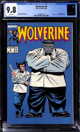 Wolverine #8 CGC 9.8 (1989) Hulk Appearance