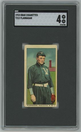 1910 T212 Obak Pat Flanagan UER SGC 4 VGEX