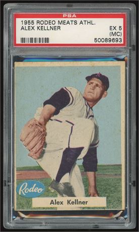1965 Rodeo Meats Athletes Alex Kellner PSA 5 (MC) EX