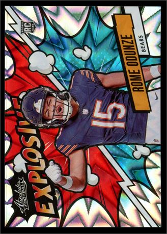 2024 Panini Absolute Explosive Rome Odunze RC SSP Case Hit
