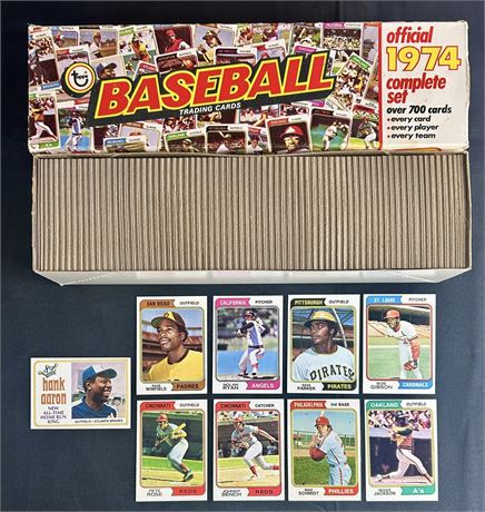 1974 Topps Complete Factory Set (1-660) NM-MT OR BETTER w/ Box