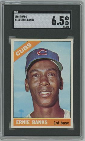1966 Topps #110 Ernie Banks SGC 6.5 EXMT+