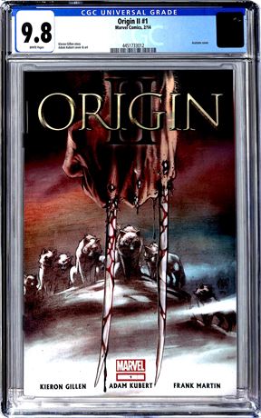 Origin II #1 (2014) CGC 9.8 Acetate Cover