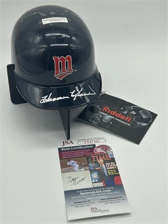 Harmon Killebrew Autographed Mini Helmet JSA