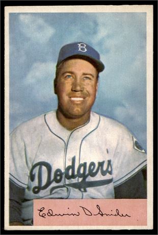 1954 Bowman #170 Duke Snider VGEX+