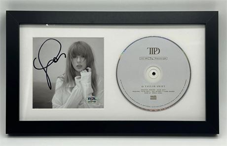 Taylor Swift Autographed & Framed CD Cover "The Manuscript" w/ PSA COA