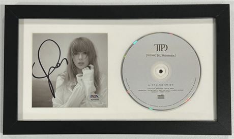 Taylor Swift Autographed & Framed CD Cover "The Manuscript" w/ PSA COA