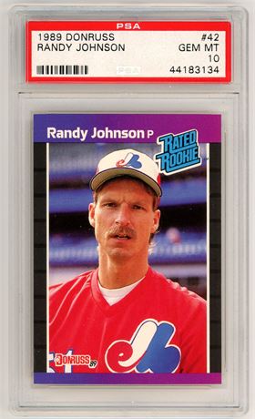 1989 Donruss #42 Randy Johnson RC PSA 10 GEM MINT